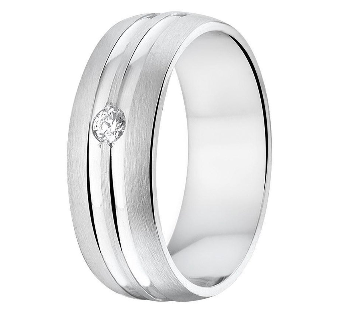 Fantasy Collection Ring A211 - 6,5 mm - met cz - PSN1315473