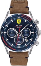 Ferrari - 0830711 - Horloge - Mannen - Bruin- Leer - Ø 44 mm