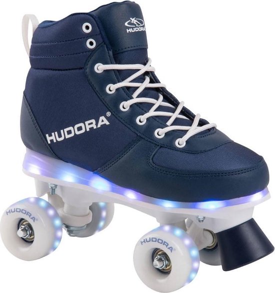 Afbeelding van het spel Hudora Rolschaatsen Blauw met LED, Maat 33-34