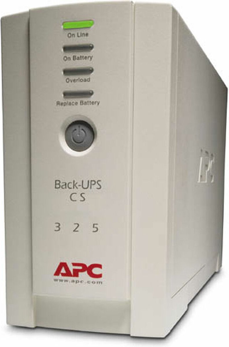 APC Back-UPS BK325I - noodstroomvoeding / 4x C13 uitgang / 325VA