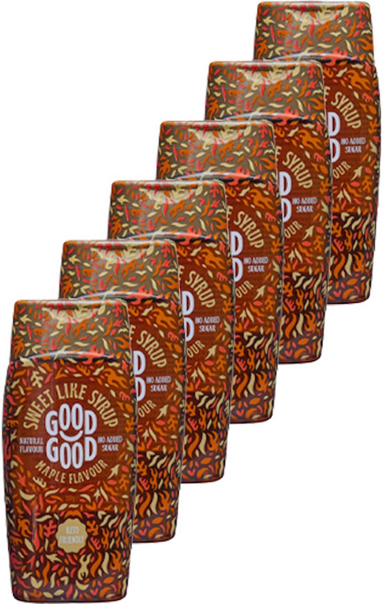 Good Good Sweet Maple Syrup - natuurlijke zoetstof - 6 x 350g