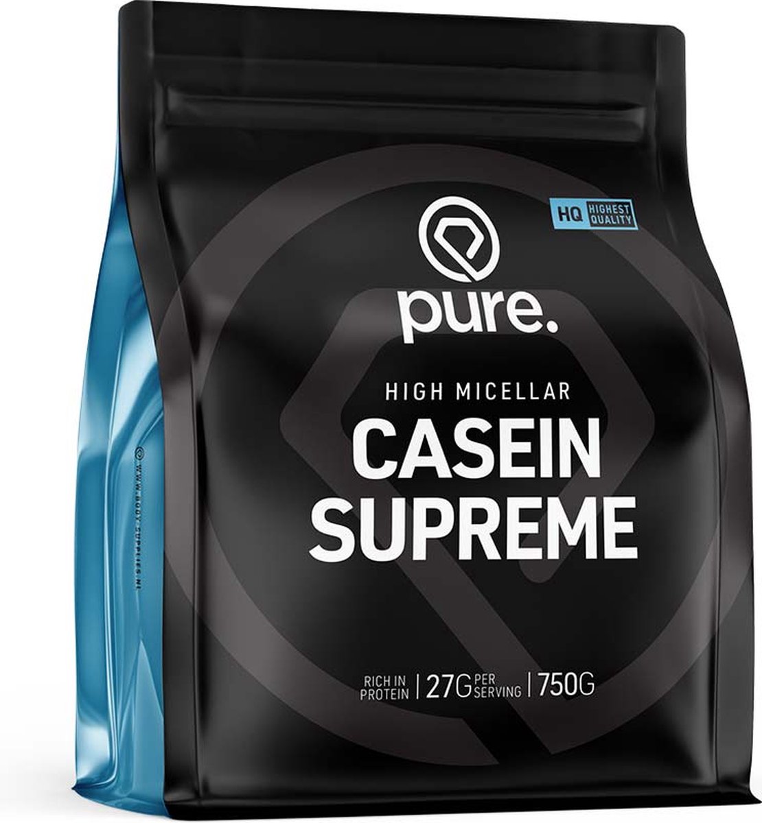 Goedkoopste Pure. Casein Supreme - Banaan - 750gr - micellaire caseine - langzame eiwitten - eiwitpoeder - protein supplement - eiwitshakes
