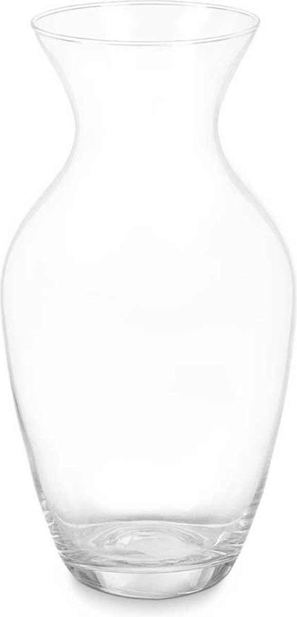 Giftdecor Bloemenvaas klassiek - transparant glas - D16 x H30 cm - boeketvaas - 5 liter