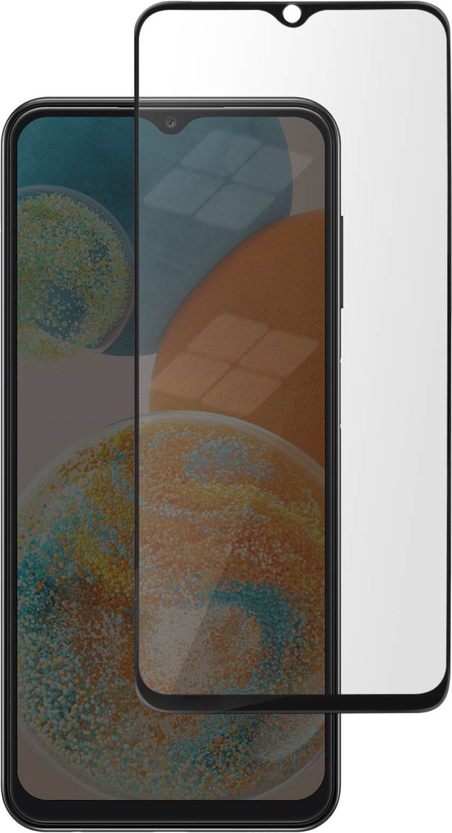 Akashi, Tempered Glass Screenprotector Geschikt voor Galaxy A23 5G / M23 5G, Zwart