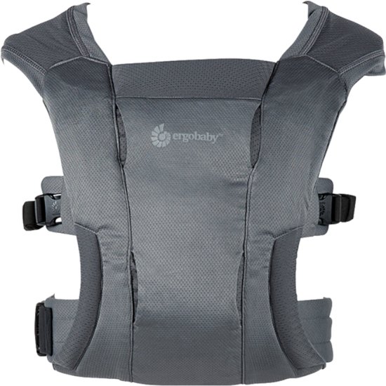 Ergobaby Embrace Soft Air Mesh Washed Black - draagzak baby