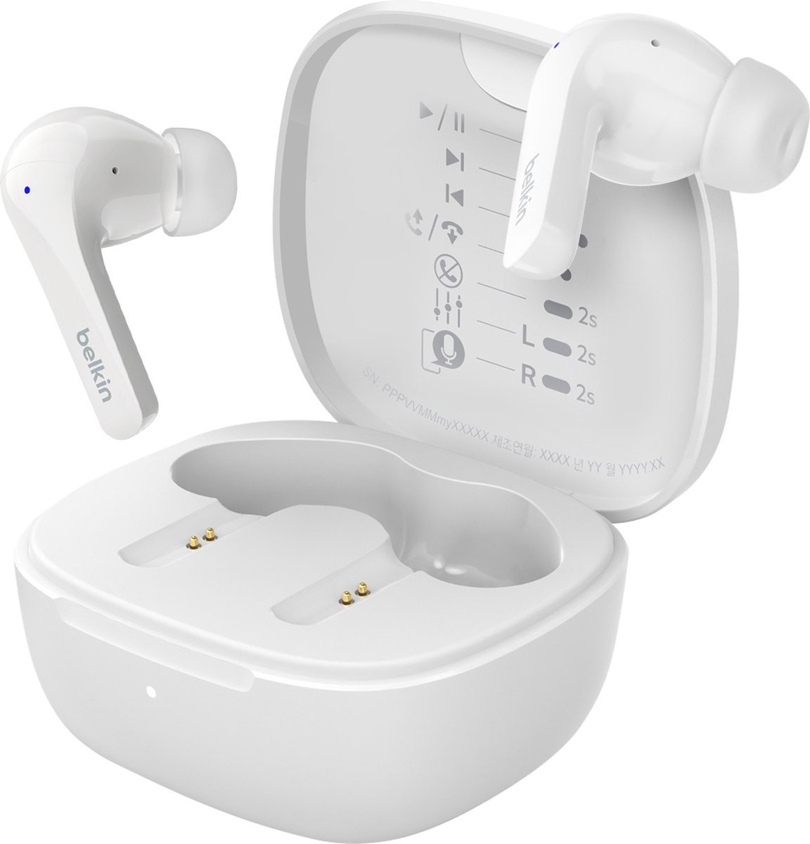 In-ear Bluetooth Hoofdtelefoon Belkin AUC010BTWH Wit