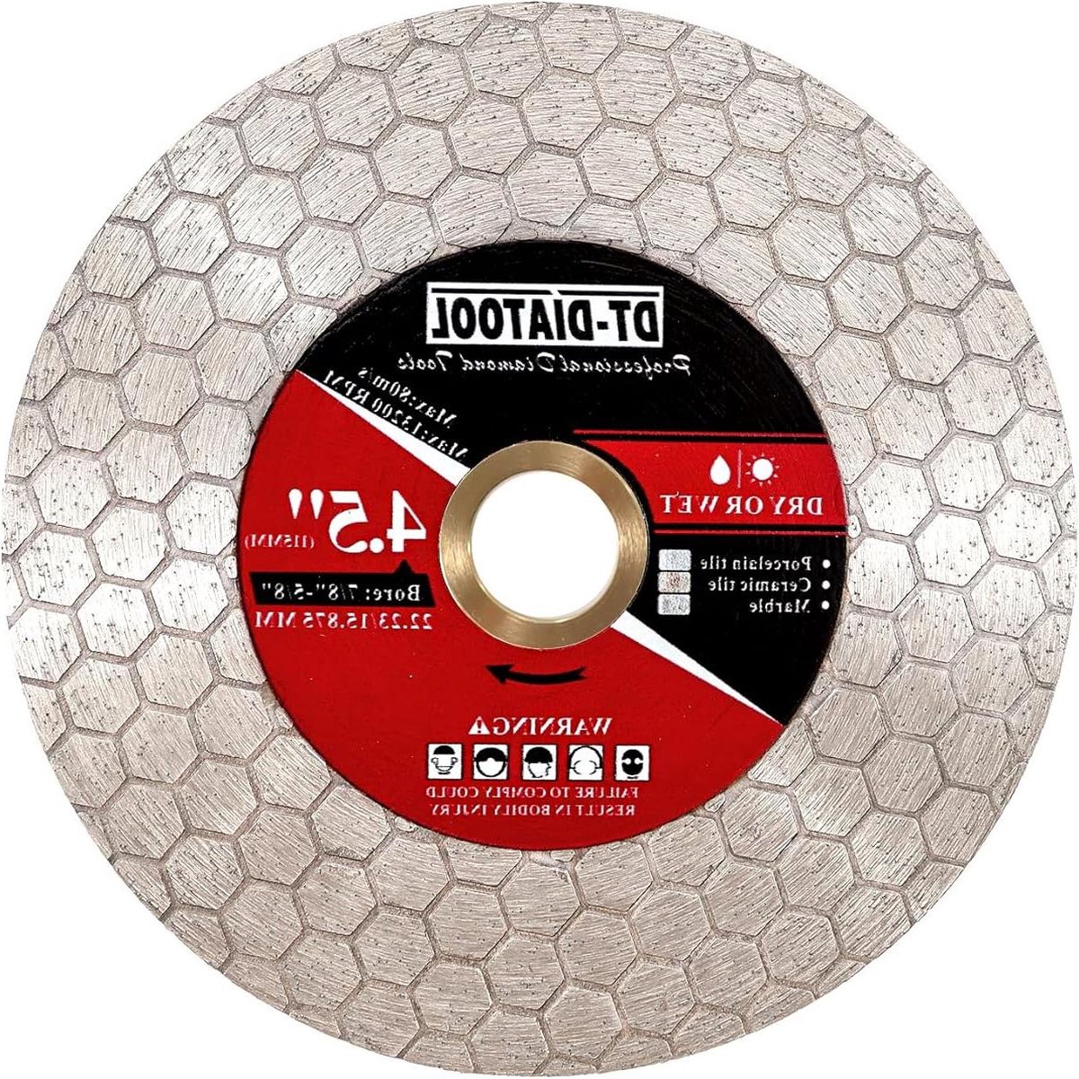 4.5 Inch Tegelzaagblad Arbor 7 8 5 8 Haakse Slijper Voor Porcelain Marmer Steengoed Rand Slijpen