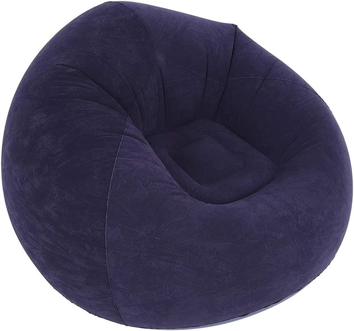Opblaasbare Bank Stoel Zitzak Lounge Tuinmeubelen Camping - Vlokken PVC Rugzakreizen (A)