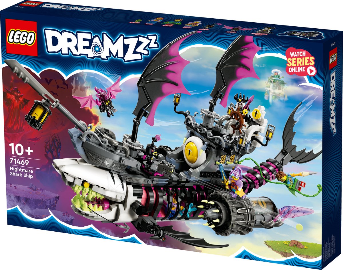 LEGO DREAMZzz Nachtmerrie Haaienschip Piratenschip Speelgoed - 71469 — afbeelding 15