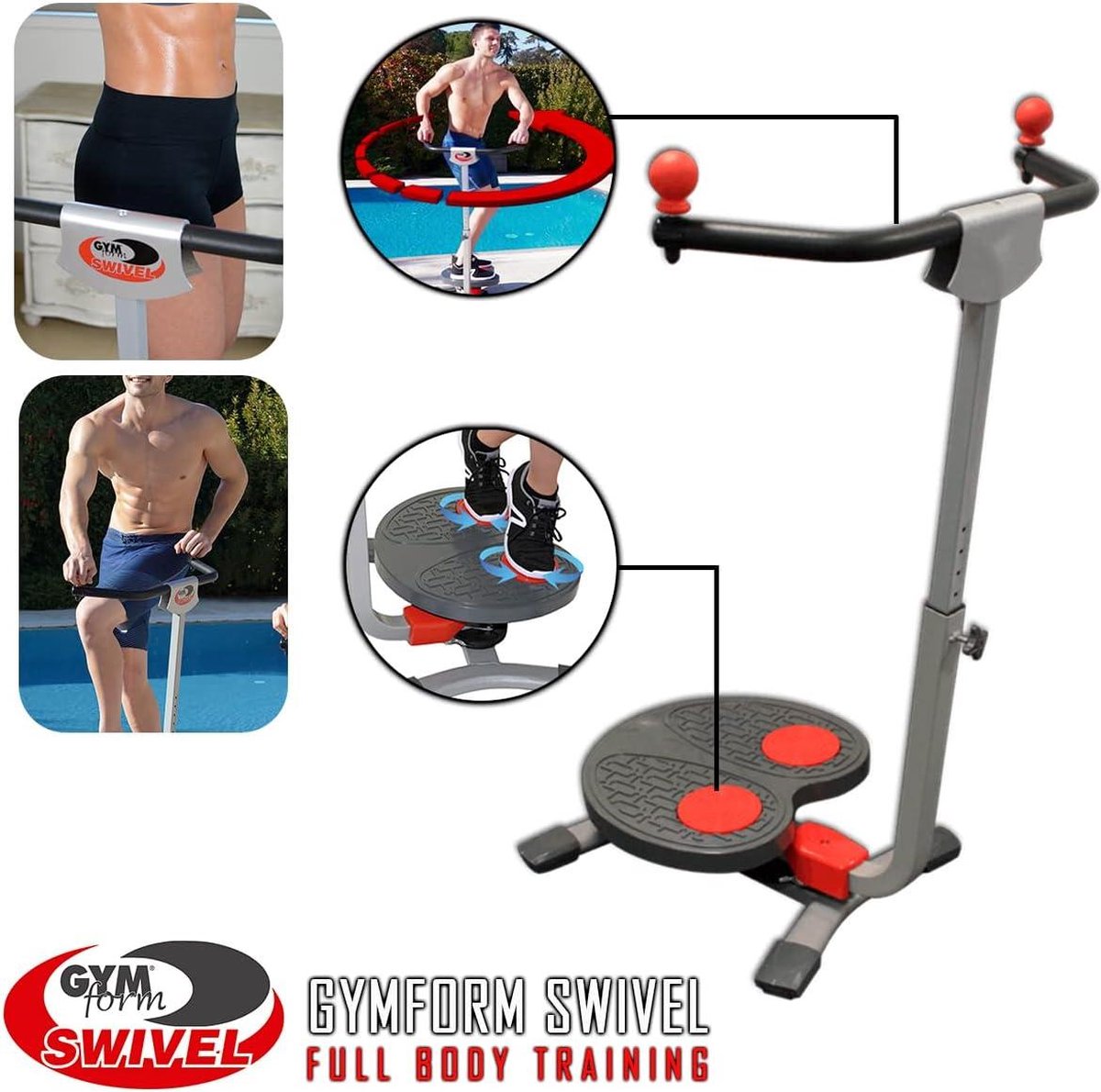 Waist Twisting Disc GYMFORM Taille Twister Plate Swivel, Disque De Rotation Appareil De Musculation Waist Twisting Disc GYMFORM Taille Twister Plate Swivel, Disque De Rotation Appareil De Musculation