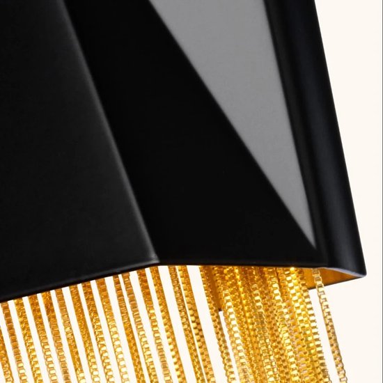 Hinkley/ Fredrick Ramond LED Wandlamp Zuma | 3W 3000K 300Lm 830 | Dimbaar | Satin Black/ Gold