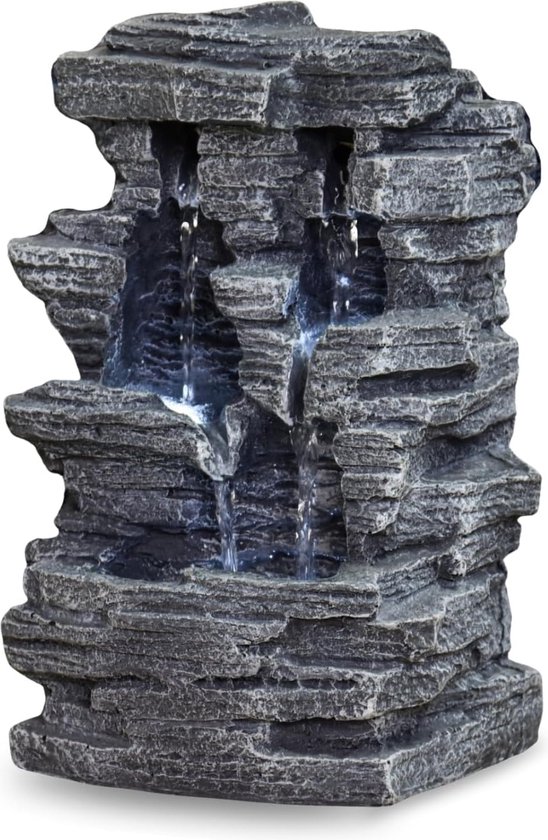 Kamerfontein Shannon Charocean Kamerfontein Waterval Met Planten Waterval Fontein Indoor Tafelfontein Kleine Kamerfontein Met Planten Kamerfontein Voor Woonkamer, Slaapkamer, Kantoor, Café Tafelfontein Met LED Verlichting