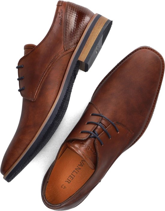 Van Lier 2358600 Nette schoenen Business Schoenen Heren Cognac Maat 44 bol