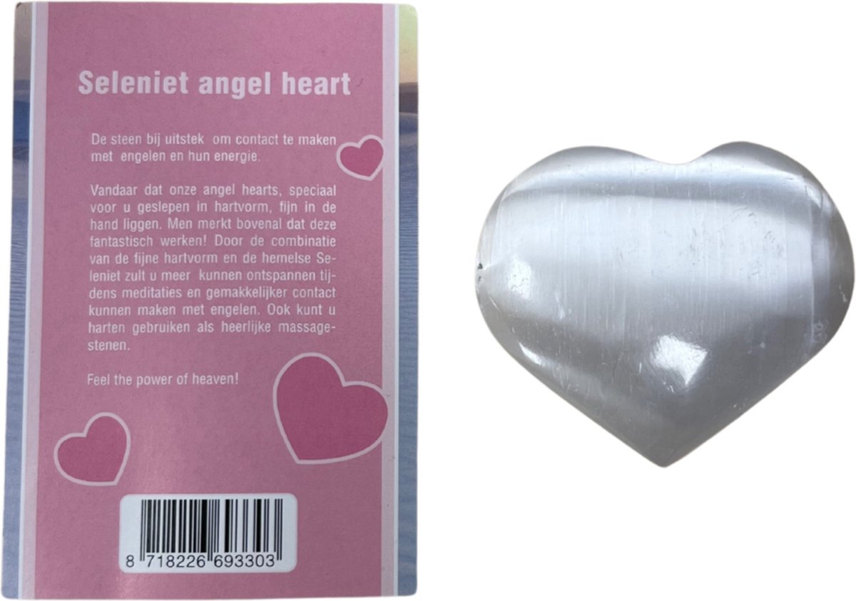 Ruben Robijn Seleniet angel heart Wit