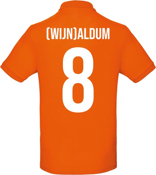 Oranje polo - (Wijn)aldum - Koningsdag - EK - WK - Voetbal - Sport - Unisex - Maat S