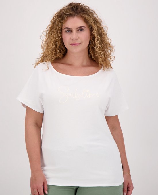 Witte Top van Je m'appelle - Dames - Plus Size - 52 - 4 maten beschikbaar