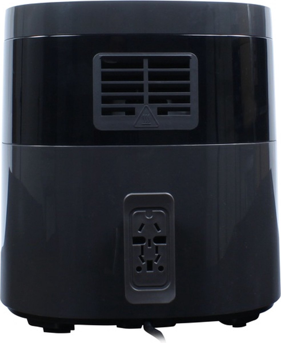 Afbeelding 3 van Wartmann Airfryer - PFAS-vrije Heteluchtfriteuse Met Kijkvenster - Nieuw Model - 5.7 Liter - 10 Programma's - 1700 Watt - Zwart