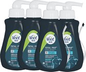 Veet - Men - Ontharingscreme Gevoelige for Men 400ML - 4 Stuks - Voordeelverpakking