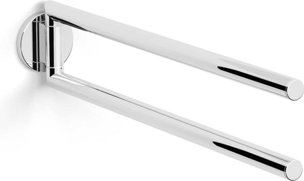 Sub 1562 handdoekhouder 40x6x9 cm 2-lids, geborsteld