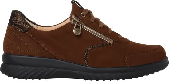 Ganter Heike - dames sneaker - bruin - maat 38 (EU) 5 (UK)