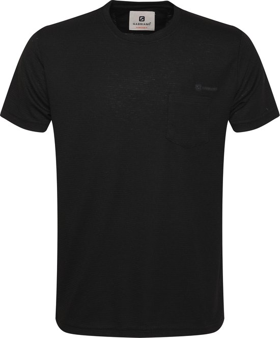 Gabbiano T-shirt T Shirt Met Borstzak 14021 201 Black Mannen Maat - M