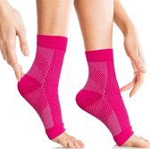 Neuropathie sokken - Compressie Sokken - Maat 40-44 - VoetVitaal - Neuro Socks - Slaapsokken - Bedsokken - Steunsokken - Massagesokken - Zonder Tenen