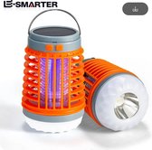 Muggenlamp - Insectenvanger - Solar & Oplaadbaar - Regenbestendig - Vliegenlamp - Muggenbestrijdingslamp - Muggenvanger