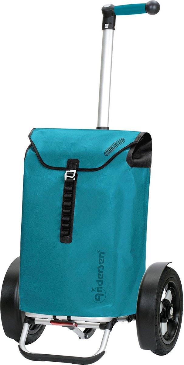 Andersen Shopper Tura Shopper Ortlieb Winkelwagen 50 cm - 40 L - petrol