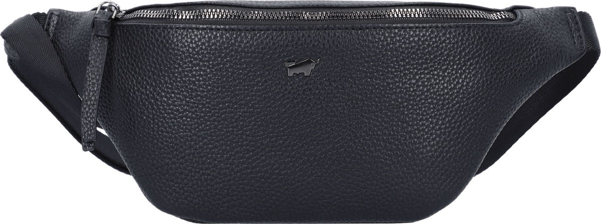 Braun Büffel Leren Gordeltas Schoudertas Novara Cross Body Bag Schwarz Zwart