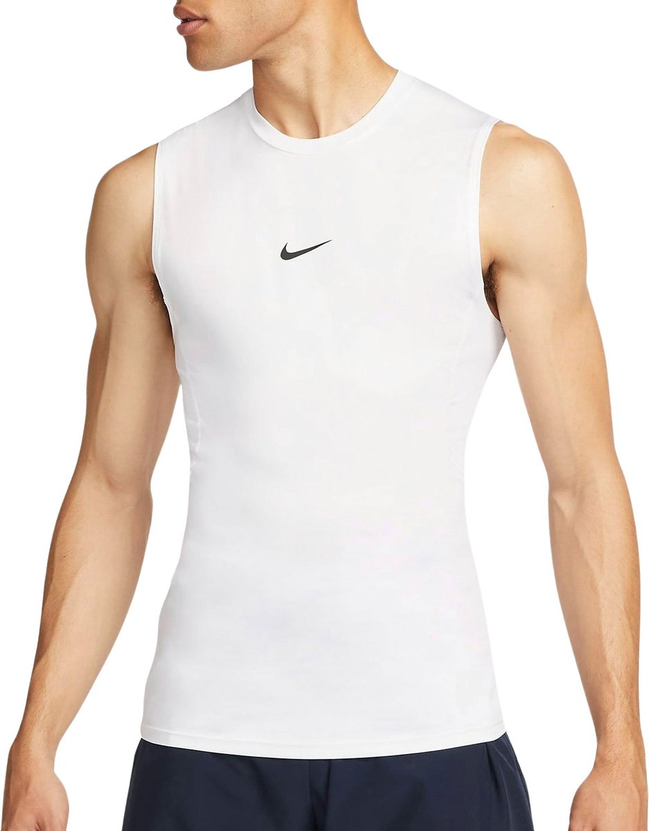 Nike Pro Dri-FIT Tanktop Heren Wit