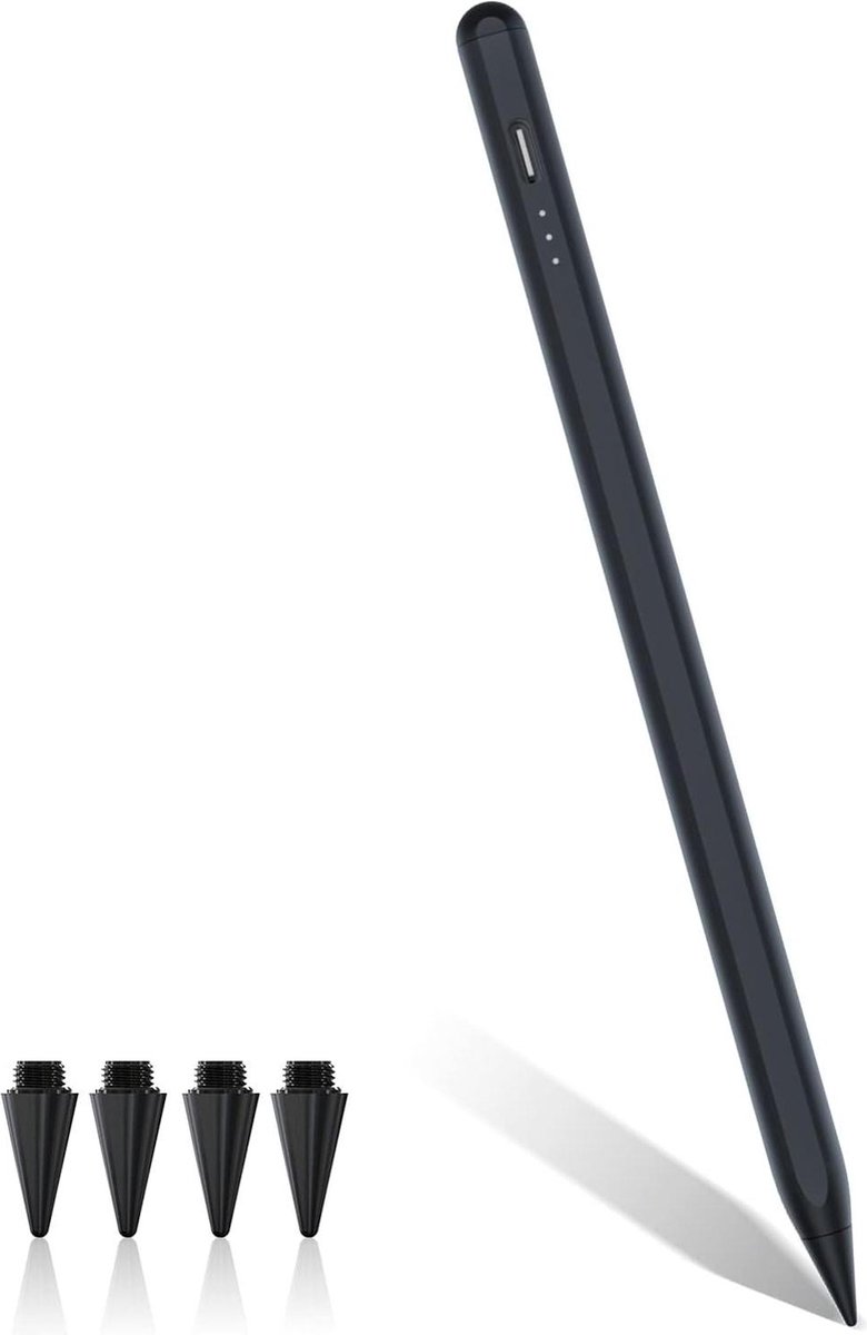 Stylus Pen voor iPad (2018-2022) - Compatibel met Apple Pencil - Invoerpennen voor iPad Pro/iPad Mini/iPad Air - Palm Rejection - Magnetisch Gevoelig Bamboo Pen