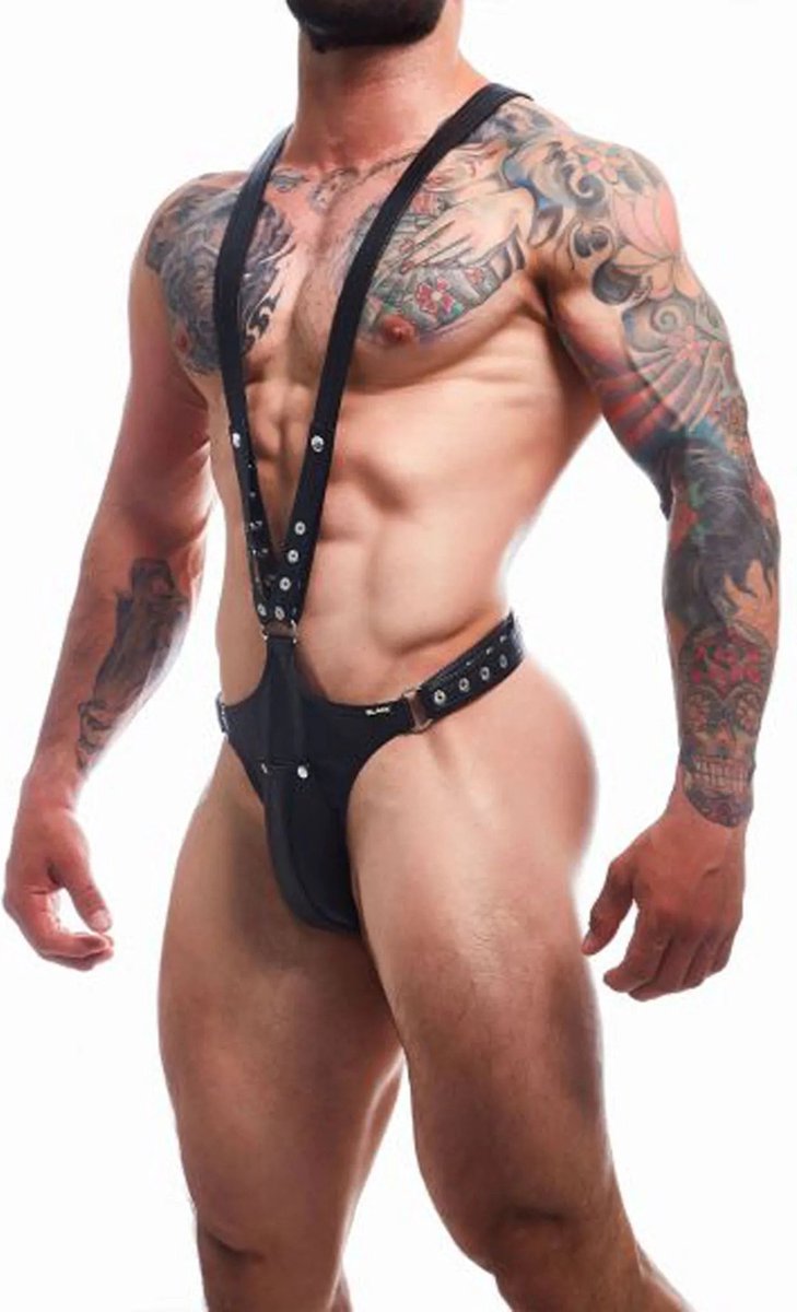 Goedkoopste CUT4MEN - Dungeon Harness OS Heren Ondergoed - Zwart
