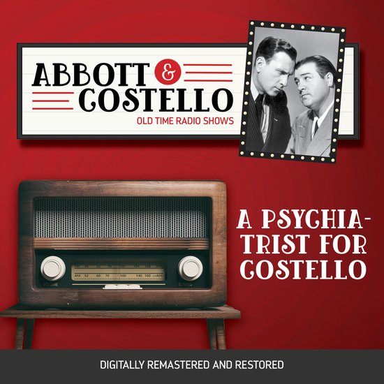 Abbott and Costello: A Psychiatrist for Costello - cover