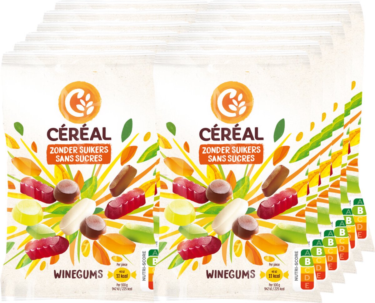 Céréal Winegums - 12 x 100 gr - Voordeelverpakking