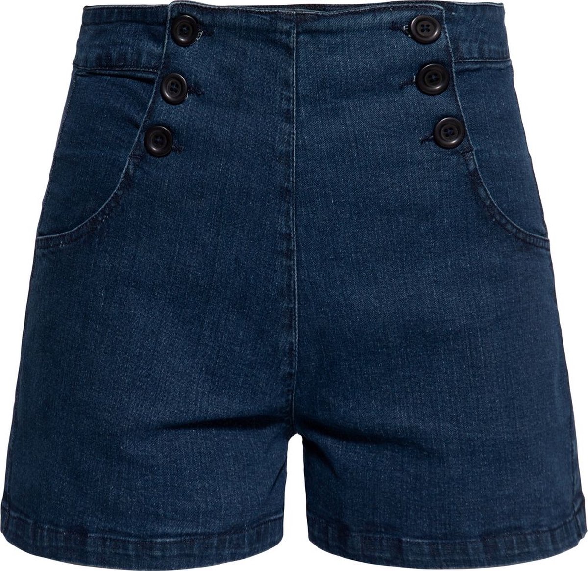 Queen Kerosin Damen 50´S Marlyn Short QKU43010 Dark Blue-29