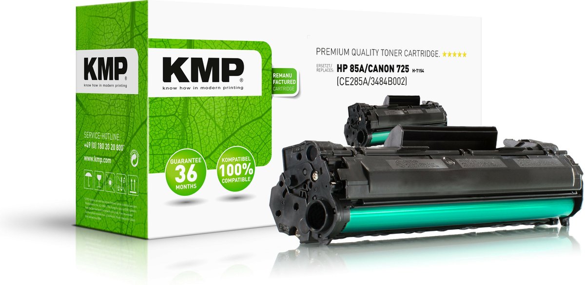 KMP - H-T154 Tonercasette voor HP - Zwart