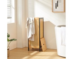 Wasmand Tervola met deksel 80x30x30 cm [en.casa]