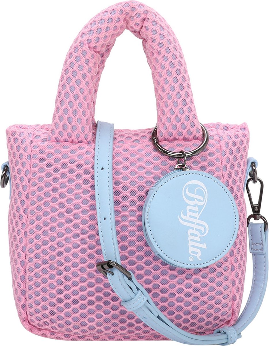 BUFFALO Handtas Schoudertas Meshy Boxy15 Crossbody Bag Rose Roze