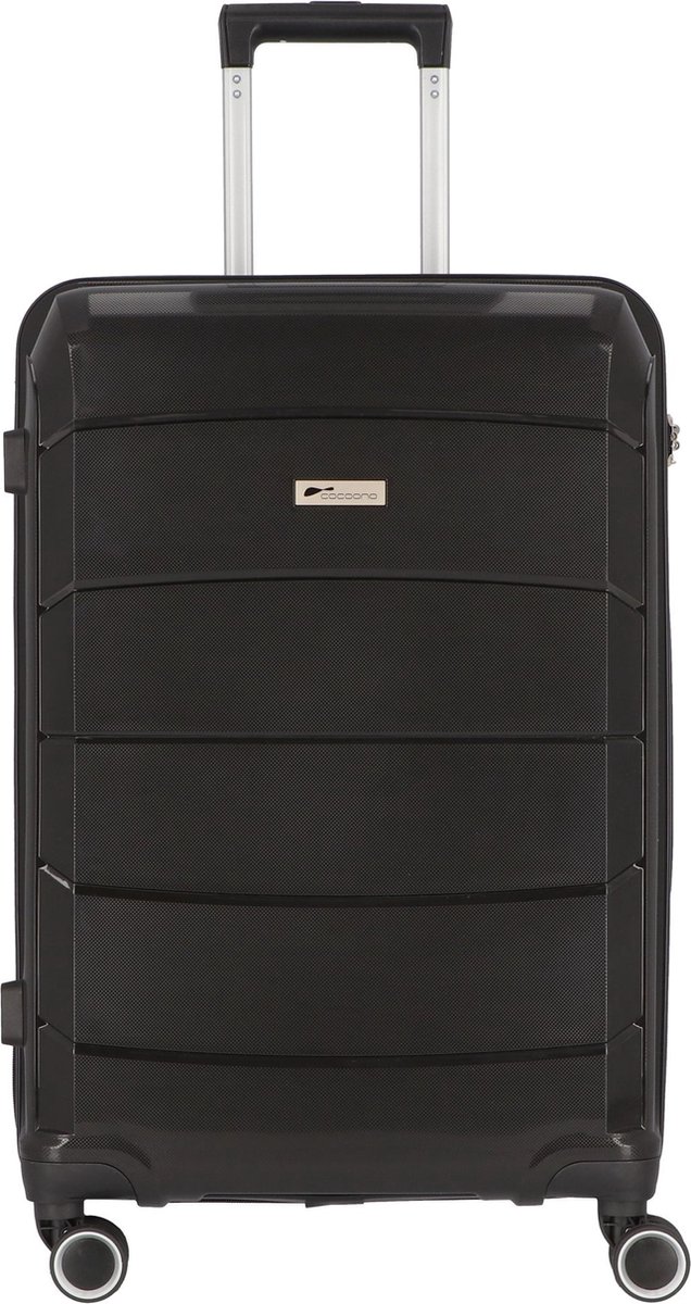 cocoono Cagliari 4 wielen Trolley 66 cm - Harde bagage - Combinatieslot - schwarz