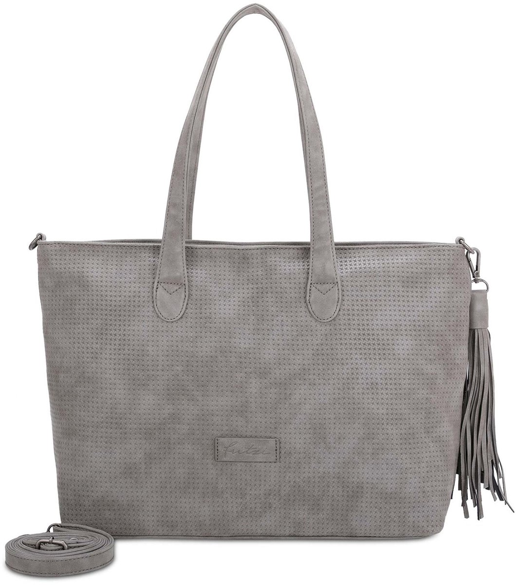 Fritzi aus Preußen Schoudertas Vintage Jordy Shopper Rock Grijs