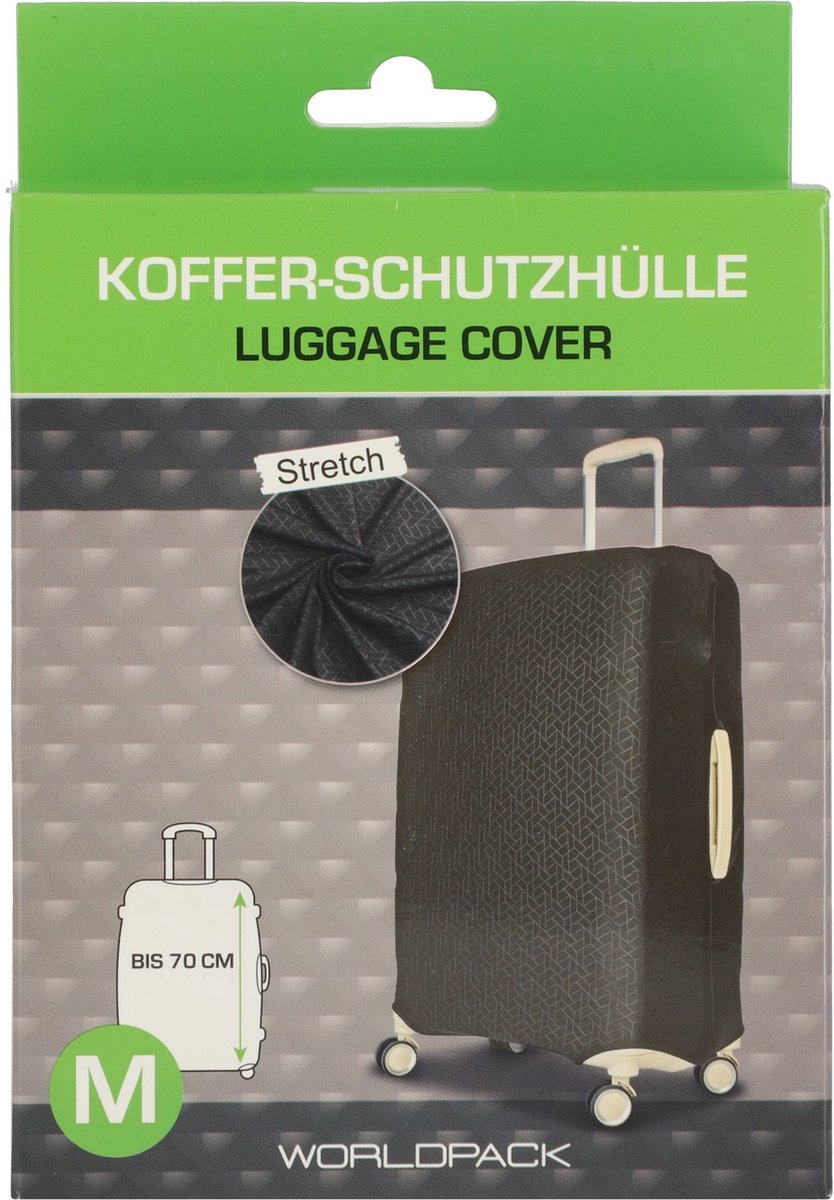Worldpack Luggage Cover Kofferhoes M Black