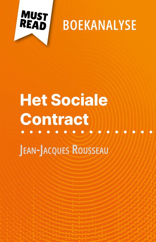Het Sociale Contract van Jean-Jacques Rousseau (Boekanalyse) - cover