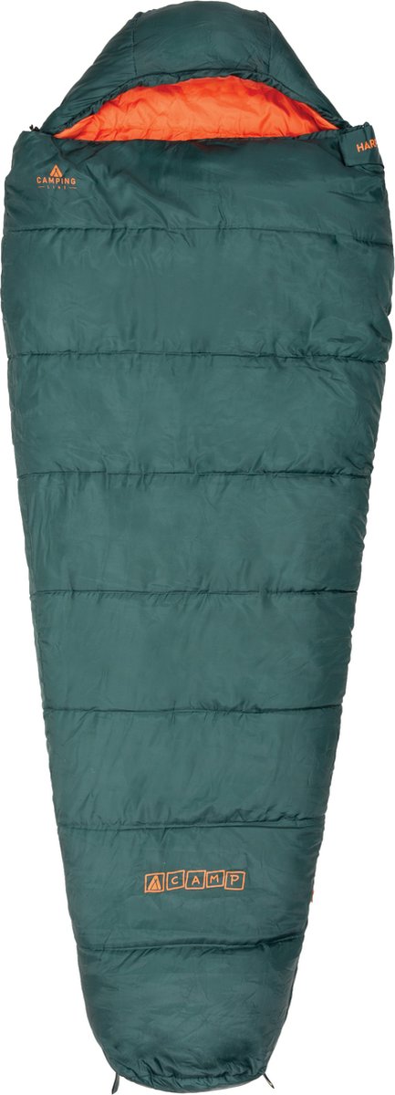 ACAMP NOVA Mummie Slaapzak 220 x 85 x 50 cm Donker Groen 1200 Gram PFC-Vrij