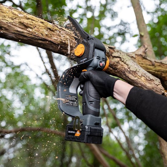 Mini Kettingzaag 7'' Nexxsaw® - Brushless - 18V - Excl. batterij en oplader - Met deze compacte kettingzaag zaag je snel en gemakkelijk takken en andere houtsoorten - Ultra van MINI — afbeelding 5