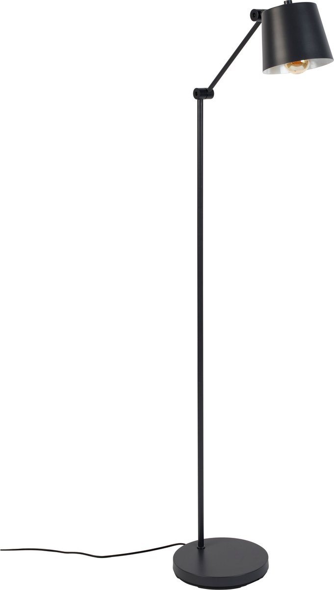 Housecraft Living Hajo Vloerlamp/ Staande Leeslamp Zwart