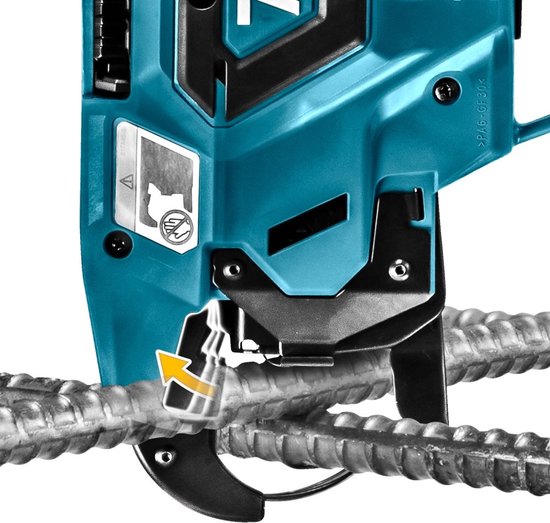 Makita DTR180ZJ 14,4-18V Li-Ion accu Vlechtmachine body in Mbox - 16 mm - koolborstelloos — afbeelding 5