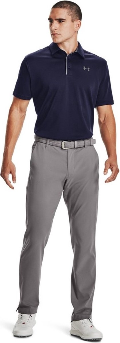 Under Armour Tech Polo Shirt Heren Sportpolo - Maat XL  - Mannen - blauw van TaylorMade — afbeelding 2