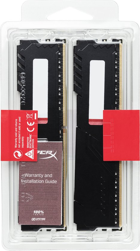 Kingston HyperX FURY DDR4 3000MHz 16GB×1 KINGSTON HyperX Fury RAM-module - 16 GB - DDR4-3000 / PC4-24000