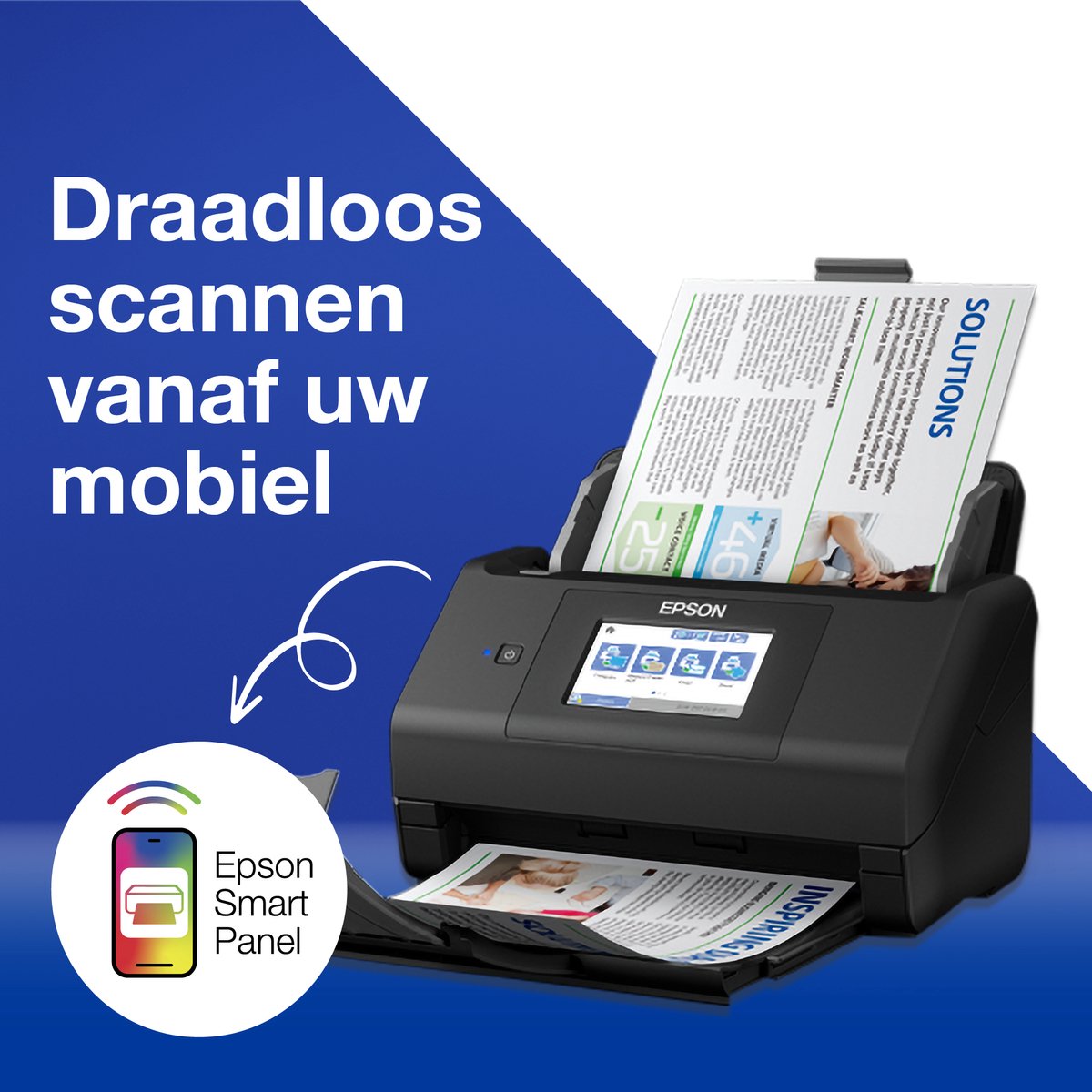 Epson WorkForce ES-580W - A4 Automatische Duplexscanner met Wi-Fi thumbnail 6