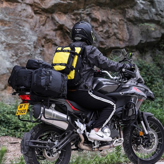 Rhinowalk Sac arrière de moto - Sac de voyage pour moto - Accessoires